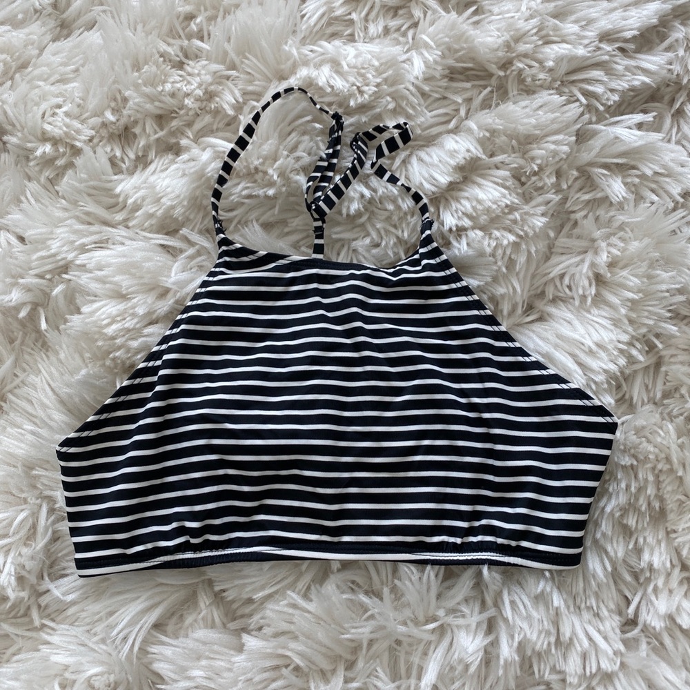 Black & White Bikini Top